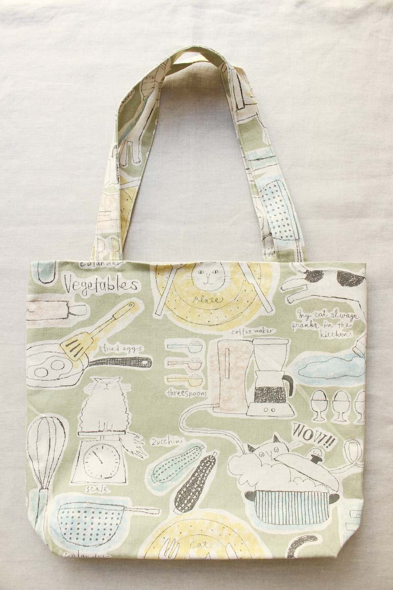 かたかけトートバックセット<br>薄グレー